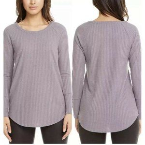 Chaser Top Womens Size M Waffle Knit Long Sleeve P